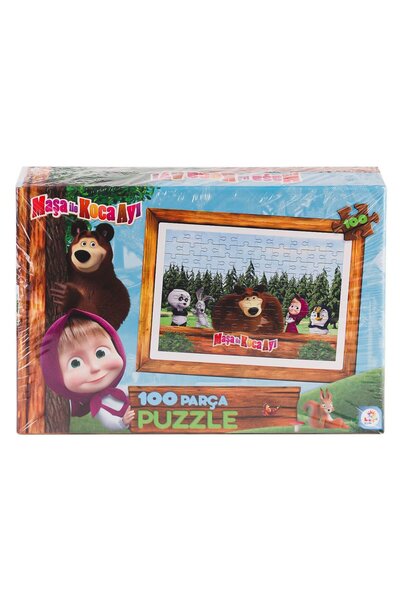 LAÇO KİDS Ms7966 Masha Ve Koca Ayı 100 Parça Puzzle -fabbatoys