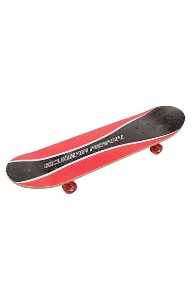 Ferrari Double Kick Skateboard 31X8 inch - Red&Black