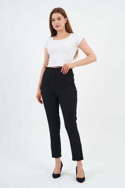 ALEXANDERGARDI Waist Detailed Trousers, Black (20-Cmlpnt)