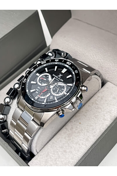 Daniel Klein Steel Original Sports Men's Wrist Watch, Bracelet