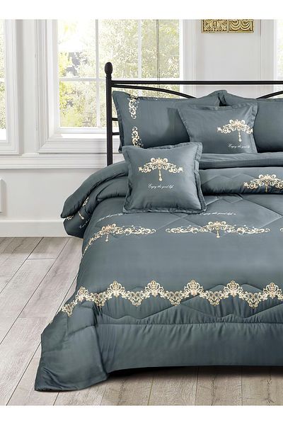 Generic Comforter Set 4 Piece Single Size Elegant Bedspread Lightweight Comforter Suitable for All Seasons