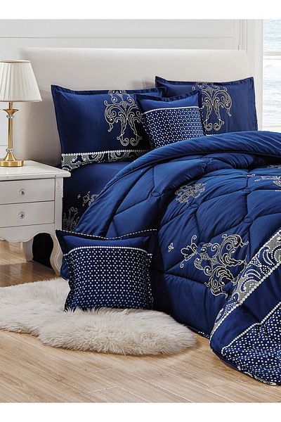 Generic Comforter Set 4 Piece Single Size Elegant Bedspread Lightweight Comforter Suitable for All Seasons
