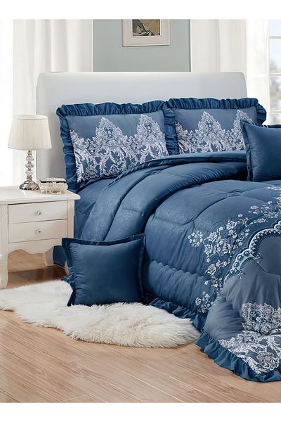 Generic Comforter Set 4 Piece Single Size Elegant Bedspread Lightweight Comforter Suitable for All Seasons
