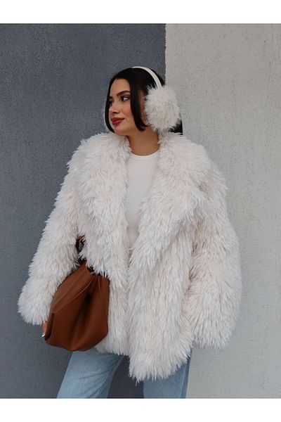 ESRAHELVACI Σετ γούνας Ivory Imported