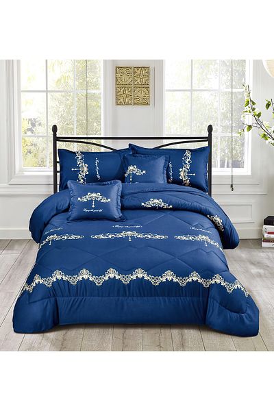 Generic Comforter Set 4 Piece Single Size Elegant Bedspread Lightweight Comforter Suitable for All Seasons