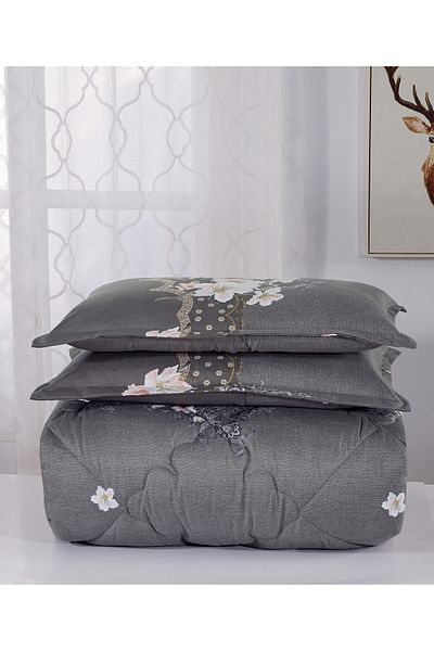 Generic Comforter Set 4 Piece Single Size Elegant Bedspread Lightweight Comforter Suitable for All Seasons