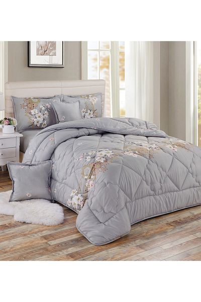 Generic Comforter Set 4 Piece Single Size Elegant Bedspread Lightweight Comforter Suitable for All Seasons