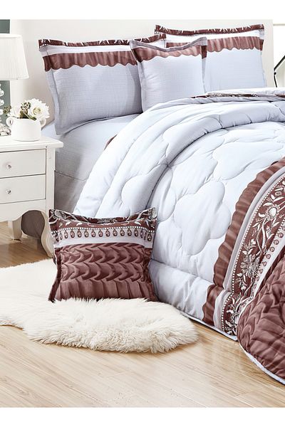 Generic Comforter Set 4 Piece Single Size Elegant Bedspread Lightweight Comforter Suitable for All Seasons
