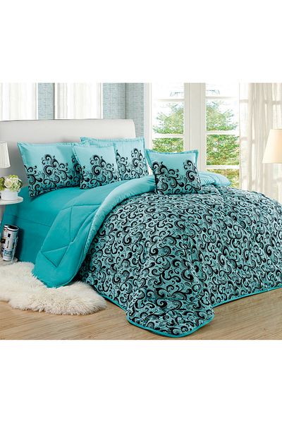 Generic Comforter Set King Size 6 Pieces Comforter Set Twin Unisex Bedding Set