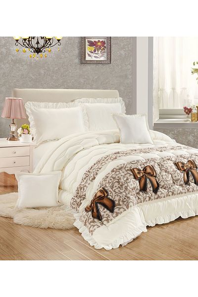 Generic Comforter Set 4 Piece Single Size Elegant Bedspread Lightweight Comforter Suitable for All Seasons
