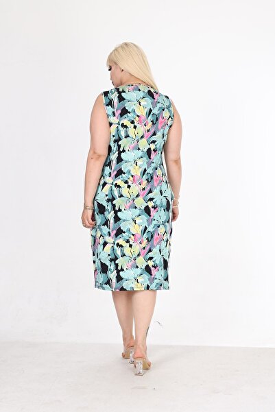 modayız Rochie de vară fără mâneci cu buzunare 43C-2579