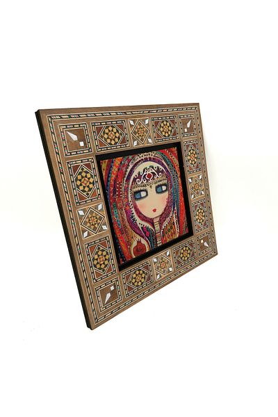 Sadrazam Pictură MDF imprimată cu desenul femeii anatolice 20x20 Krt-113
