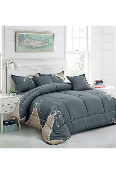 Generic Comforter Set 4 Piece Single Size Elegant Bedspread Lightweight Comforter Suitable for All Seasons