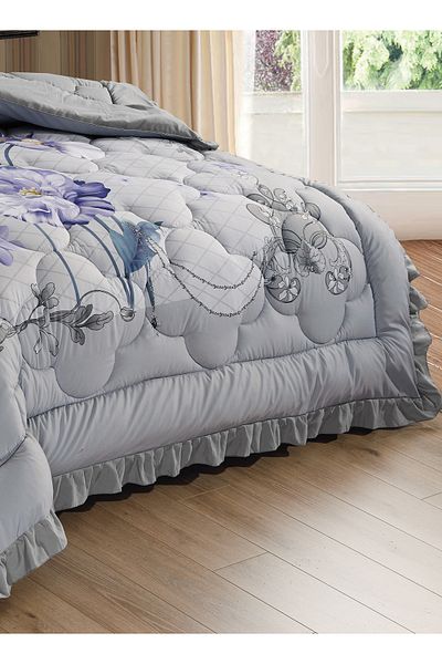Generic Comforter Set 4 Piece Single Size Elegant Bedspread Lightweight Comforter Suitable for All Seasons