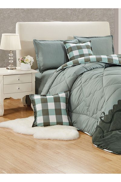 Generic Comforter Set 4 Piece Single Size Elegant Bedspread Lightweight Comforter Suitable for All Seasons