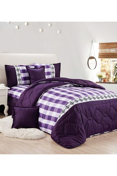 Generic Comforter Set King Size 6 Pieces Comforter Set Twin Unisex Bedding Set