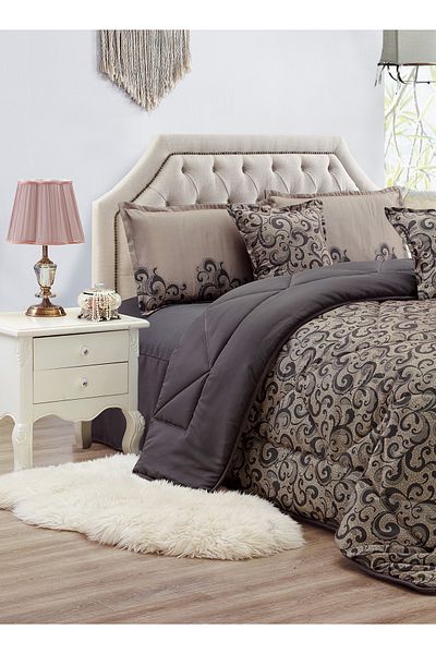 Generic Comforter Set 4 Piece Single Size Elegant Bedspread Lightweight Comforter Suitable for All Seasons