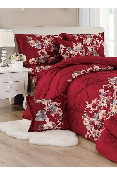 Generic Comforter Set 4 Piece Single Size Elegant Bedspread Lightweight Comforter Suitable for All Seasons