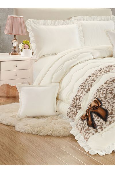 Generic Comforter Set 4 Piece Single Size Elegant Bedspread Lightweight Comforter Suitable for All Seasons