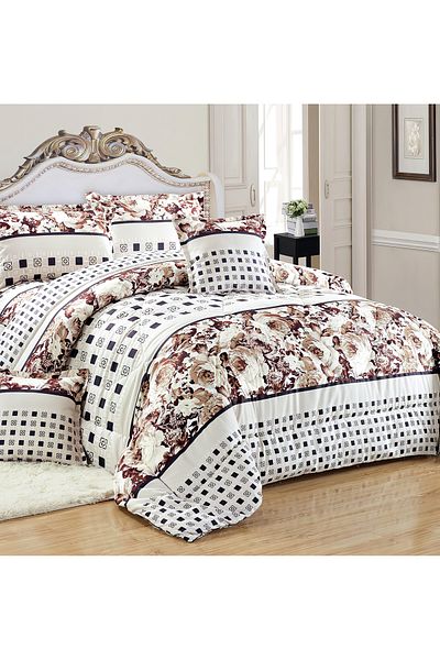 Generic Comforter Set 4 Piece Single Size Elegant Bedspread Lightweight Comforter Suitable for All Seasons