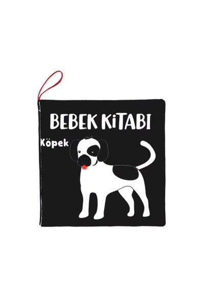 Tox Siyah Beyaz Evcil Hayvanlar Kumaş Sessiz Kitap T137 - Bez Kitap , Eğitici...