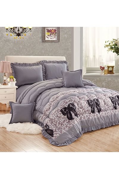 Generic Comforter Set 4 Piece Single Size Elegant Bedspread Lightweight Comforter Suitable for All Seasons