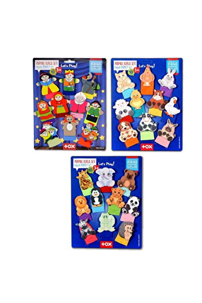 Tox مجموعة من 3 قطع - 30 قطعة من أبطال الحكاية الخيالية، دمية إصبع للحيوانات ...