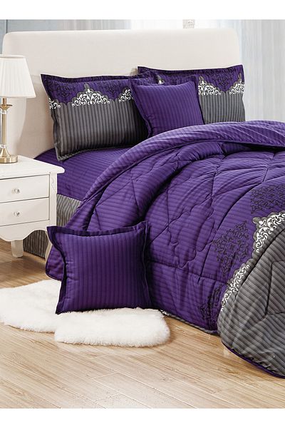 Generic Comforter Set King Size 6 Pieces Comforter Set Twin Unisex Bedding Set