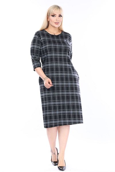 modayız Double Pocket Winter Plus Size Dress 30A-2463