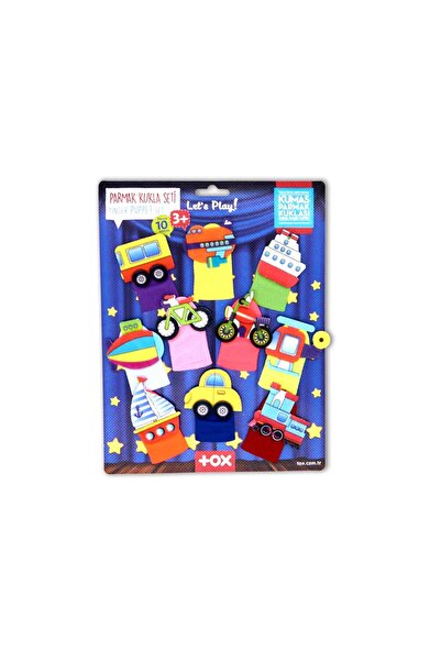 Tox Vehicles 10 Pieces Finger Puppet, Educational Toy T181