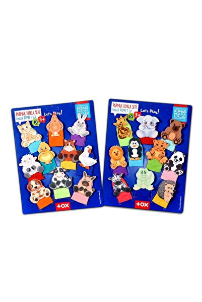 Tox 2 Set - 20 Pieces Wild Animals and Pets Finger Puppet T772 T782