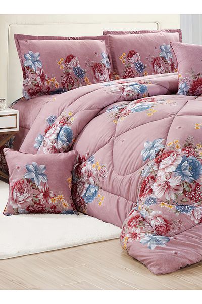 Generic Comforter Set 4 Piece Single Size Elegant Bedspread Lightweight Comforter Suitable for All Seasons