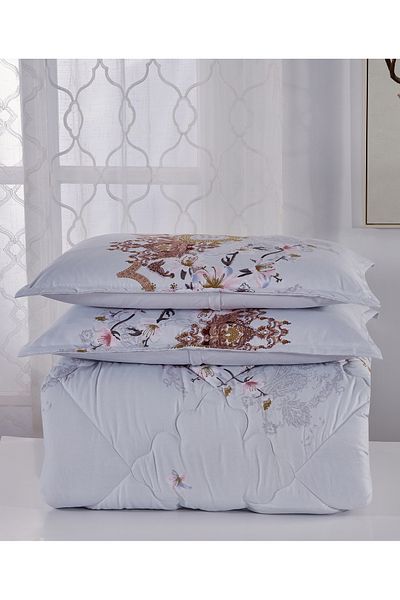 Generic Comforter Set 4 Piece Single Size Elegant Bedspread Lightweight Comforter Suitable for All Seasons