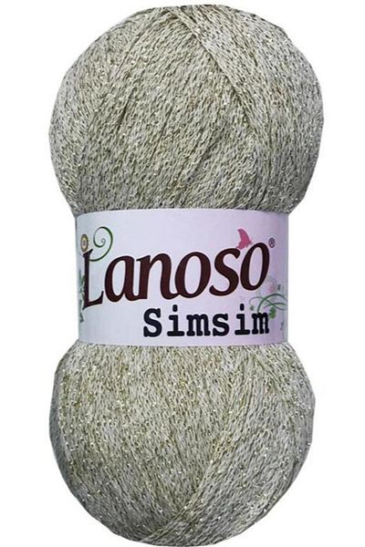 Lanoso Αξεσουάρ Angel Bag Lanoso Simsim No:901 (Μπεζ χρυσό σμάλτο)