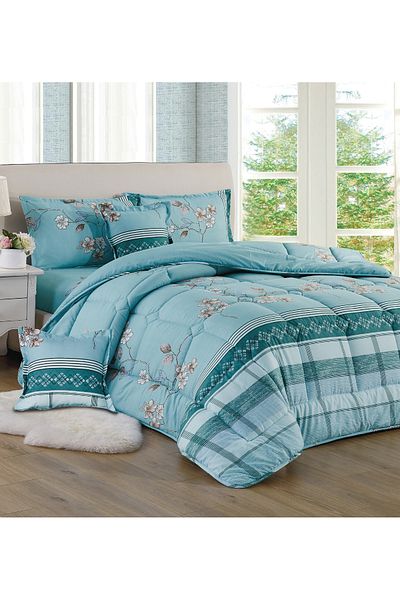Generic Comforter Set King Size 6 Pieces Comforter Set Twin Unisex Bedding Set