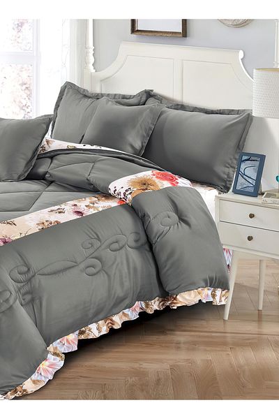 Generic Comforter Set King Size 6 Pieces Comforter Set Twin Unisex Bedding Set