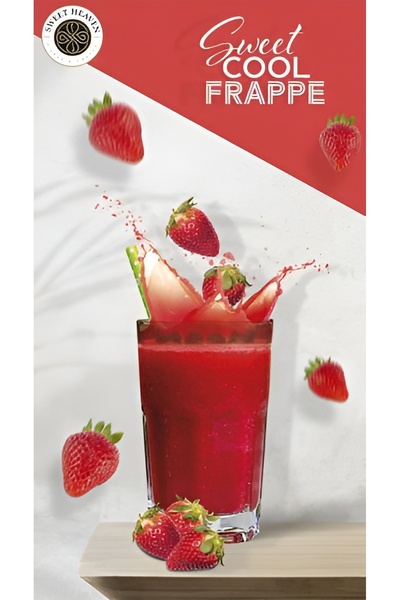 Sweet Heaven Çilek Frappe ( Milkshake ) 1000 gr Poşet