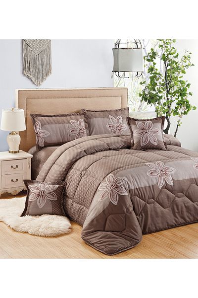 Generic Comforter Set 4 Piece Single Size Elegant Bedspread Lightweight Comforter Suitable for All Seasons