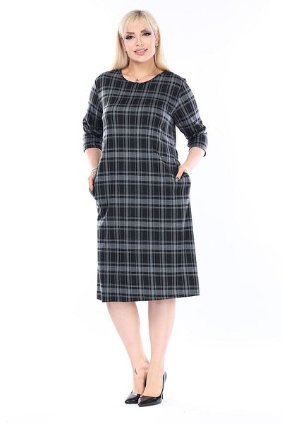 modayız Double Pocket Winter Plus Size Dress 30A-2463