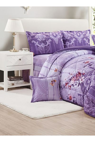 Generic Comforter Set 4 Piece Single Size Elegant Bedspread Lightweight Comforter Suitable for All Seasons