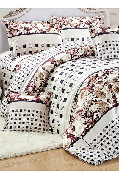Generic Comforter Set 4 Piece Single Size Elegant Bedspread Lightweight Comforter Suitable for All Seasons