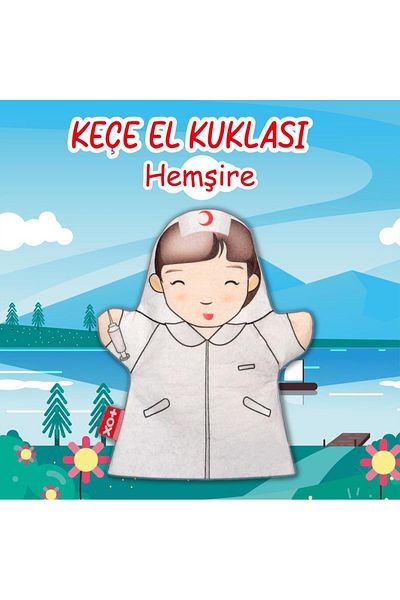Tox Nurse Professions Felt Hand Puppet Byr [Tcrtbyr]