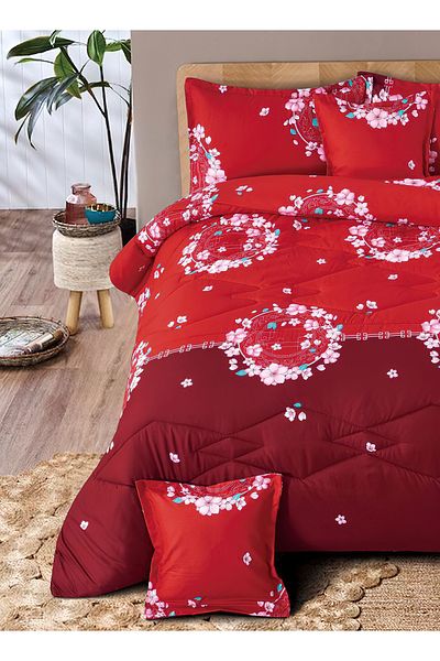 Generic Comforter Set 4 Piece Single Size Elegant Bedspread Lightweight Comforter Suitable for All Seasons