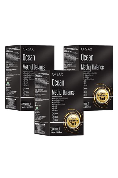 Ocean Methyl Balance - 60 Capsules 3 Pcs Supplement
