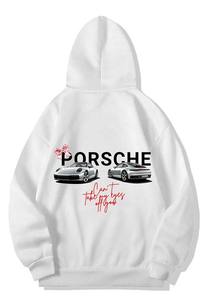 BRZ COLLECTION Unisex Oversize Porsche δεν μπορεί να σου αφήσει τα μάτια μου από το κουκούλα