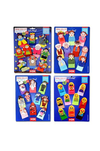 Tox 4 مجموعات - 40 قطعة من شخصيات القصص الخيالية، أفراد العائلة، المهن، والرم...