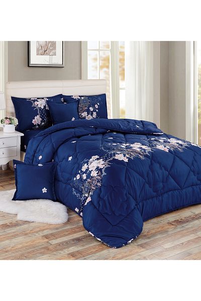 Generic Comforter Set 4 Piece Single Size Elegant Bedspread Lightweight Comforter Suitable for All Seasons