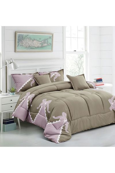 Generic Comforter Set 4 Piece Single Size Elegant Bedspread Lightweight Comforter Suitable for All Seasons