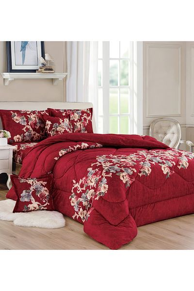 Generic Comforter Set 4 Piece Single Size Elegant Bedspread Lightweight Comforter Suitable for All Seasons