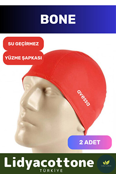 Lidyacottone Сilikonový plavecký čepec s elastickým lemem, vodotěsný plavecký...